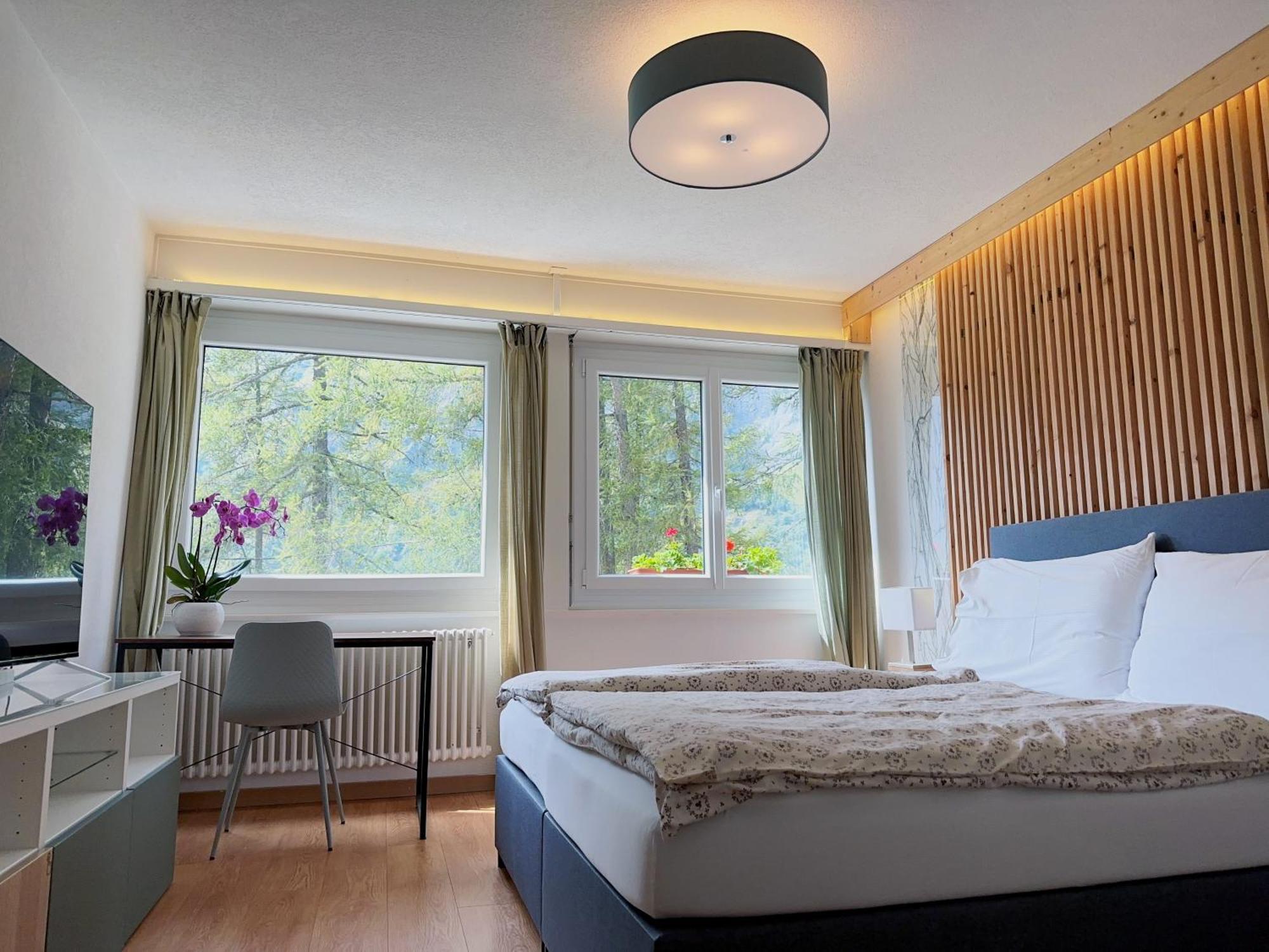 Center, Sauna, View - Haus Linaria 洛伊克巴德 客房 照片